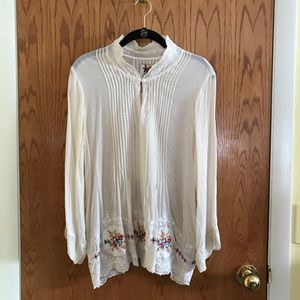 Johnny Was Embroidery Tunic - M
